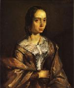 Jean Francois Millet Mme. Eugene-Felix Lecourtois oil on canvas